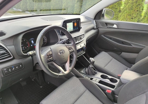 Hyundai Tucson cena 88900 przebieg: 49500, rok produkcji 2019 z Czarne małe 67